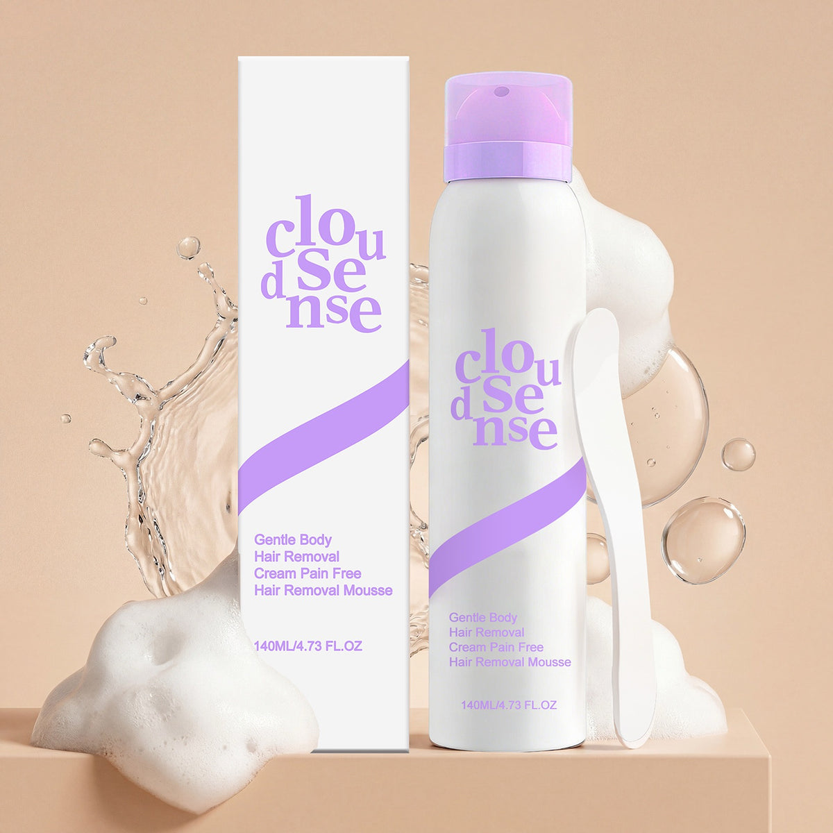 CloudSense Hair Removal Mousse with box